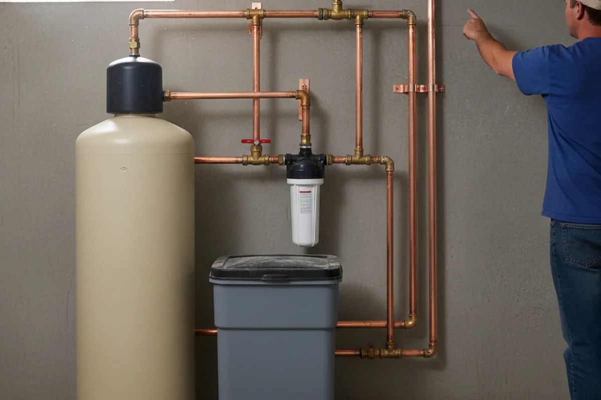Whole-house water treatment system installed in Peak